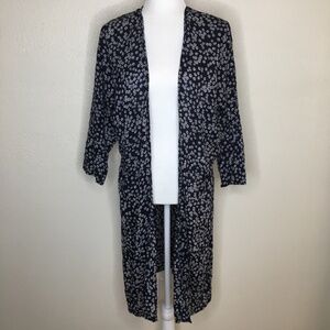 LOFT Floral Lightweight Longline Cardigan XS/S